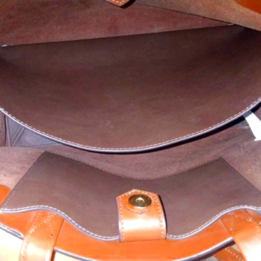 Banana Republican brown leather bag